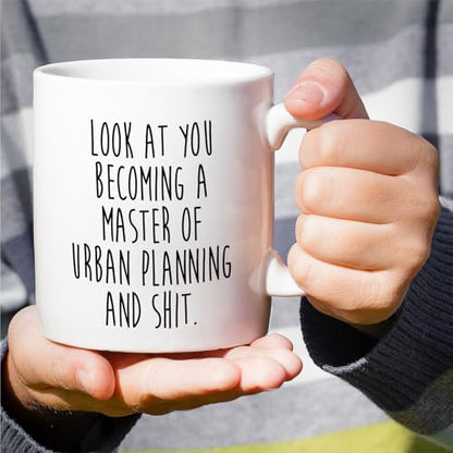 Funny Graduation Master of Urban Planning | Ceramic Coffee Mug | 11 OZ