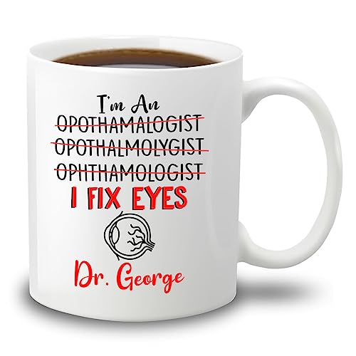 Personalized Name I Fix Eyes Gift For | Customised Coffee Mug | 11 OZ