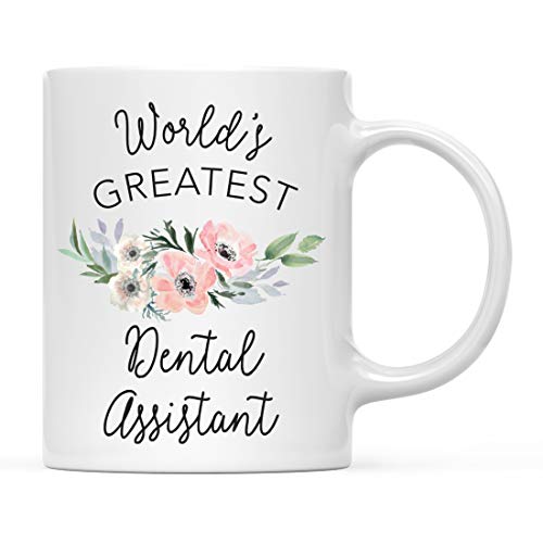Gift for Women World s Greatest Dental | Ceramic Coffee Mug | 11 OZ