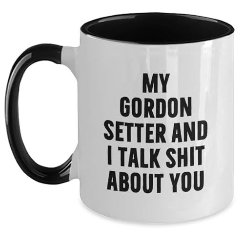 Gordon Setter Dog Gifts Funny Quote Doctorate | Ceramic Coffee Mug | 11 OZ
