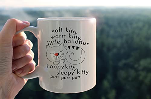 Soft Kitty Warm Little Balloffur Milk Gifts | Ceramic Coffee Mug | 11 OZ