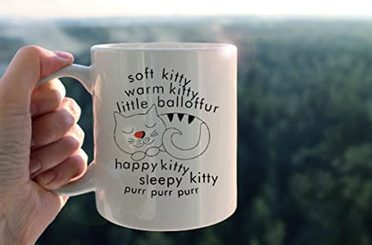 Soft Kitty Warm Little Balloffur Milk Gifts | Ceramic Coffee Mug | 11 OZ