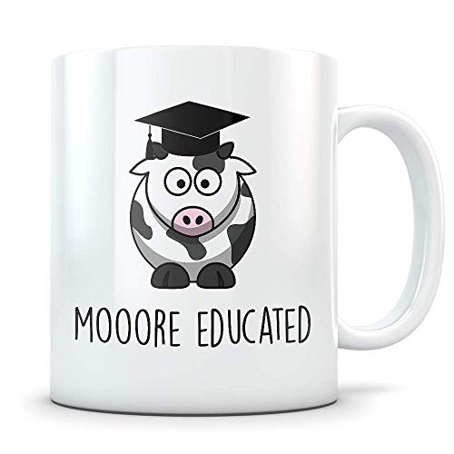 Cow Graduation Gifts Pun for Future Graduates | Ceramic Coffee Mug | 11 OZ