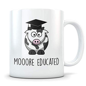 Cow Graduation Gifts Pun for Future Graduates | Ceramic Coffee Mug | 11 OZ