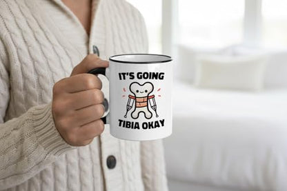 After Knee Surgery Recovery Gifts Get Well | Ceramic Coffee Mug | 11 OZ