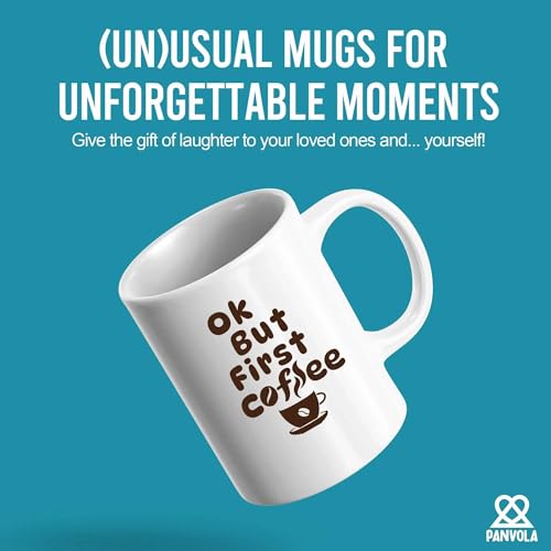 Ok But First Cool Lovers Gifts For Women Funny | Ceramic Coffee Mug | 11 OZ