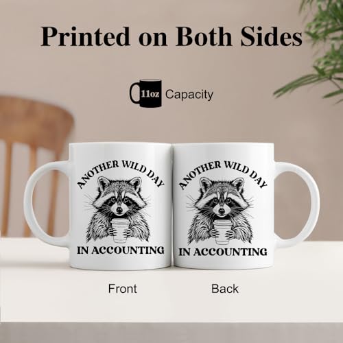 Another Wild Day In Accounting Double-Sided | Ceramic Coffee Mug | 11 OZ