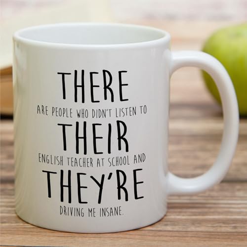 Funny Sarcastic English Teacher Teaching | Ceramic Coffee Mug | 11 OZ