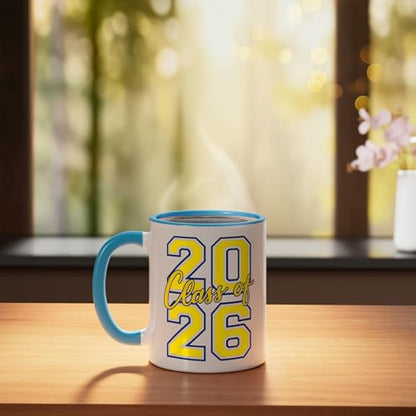 Class of 2026 Graduation Varsity Letters | Ceramic Coffee Mug | 11 OZ