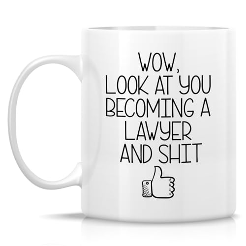 Funny for New Lawyers Legal Humor Law School | Ceramic Coffee Mug | 11 OZ