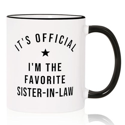 Mothers Day Gifts for Sister in Law Favorite | Ceramic Coffee Mug | 11 OZ