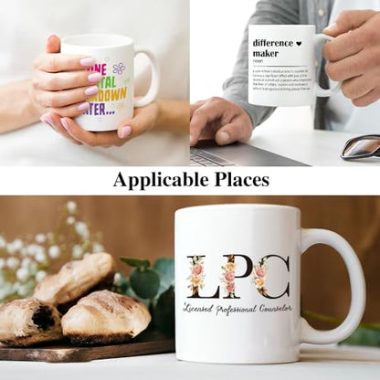 XQLZY LPC Licensed Professional Counselor | Ceramic Coffee Mug | 11 OZ