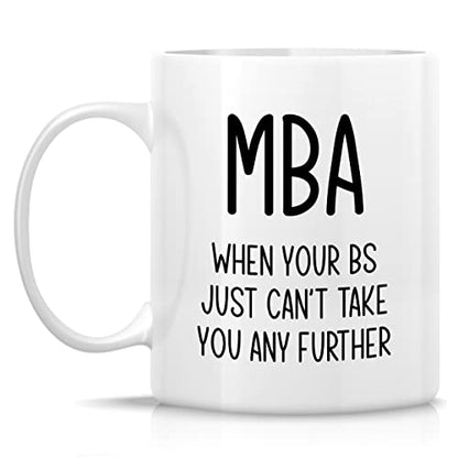 Funny MBA Masters Degree College Business | Ceramic Coffee Mug | 11 OZ