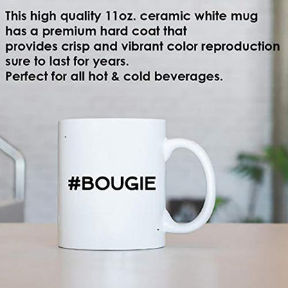 Funny Bougie Hashtag Gift for Men Women | Ceramic Coffee Mug | 11 OZ