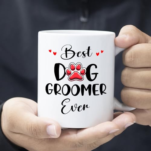 Personalized Dog Groomer Best Ever Teacup | Customised Coffee Mug | 11 OZ