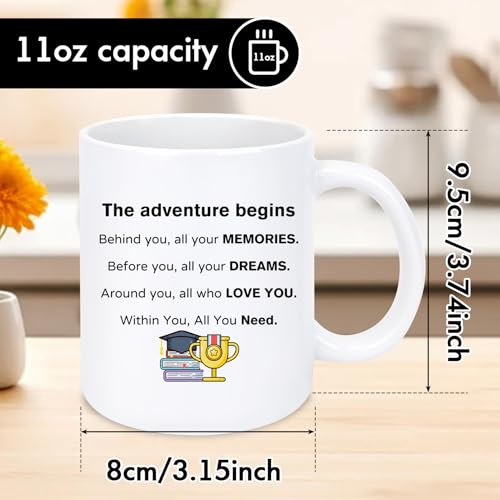 Mens Gifts for Christmas Graduation Her Him | Ceramic Coffee Mug | 11 OZ