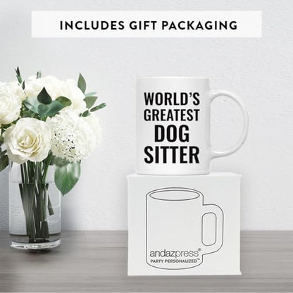 Gift for Men or Women World s Greatest Dog | Ceramic Coffee Mug | 11 OZ