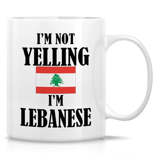 Funny Lebanese I m Not Yelling Sarcasm | Ceramic Coffee Mug | 11 OZ