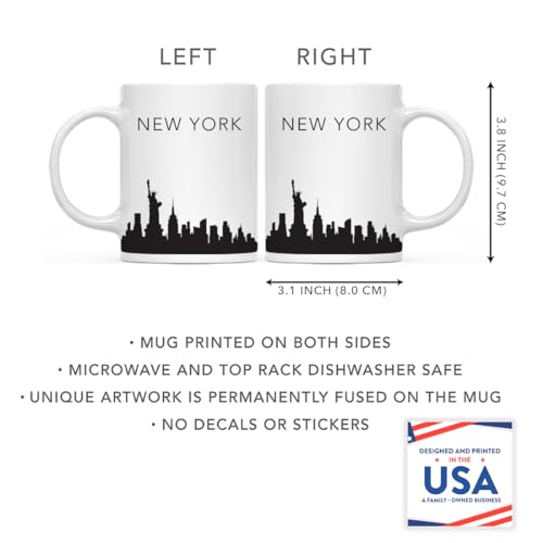 Tourist Travel Souvenir Gift New York United | Ceramic Coffee Mug | 11 OZ