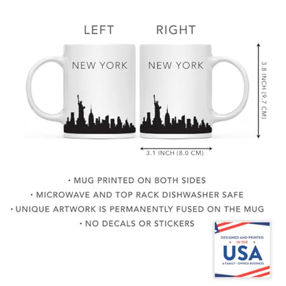 Tourist Travel Souvenir Gift New York United | Ceramic Coffee Mug | 11 OZ