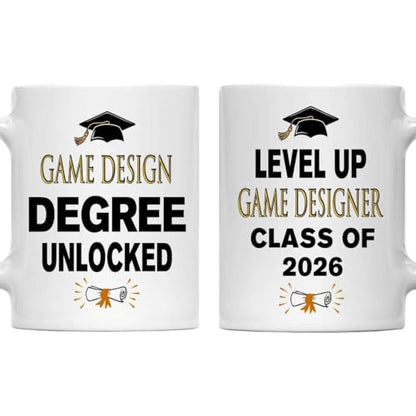 Class of 2026 Graduation Level Up Game | Ceramic Coffee Mug | 11 OZ