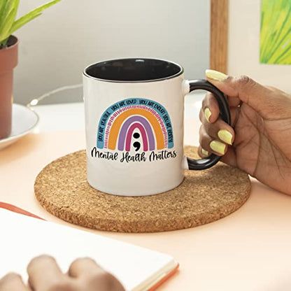 Mental Health Awareness for Women Illness | Ceramic Coffee Mug | 11 OZ