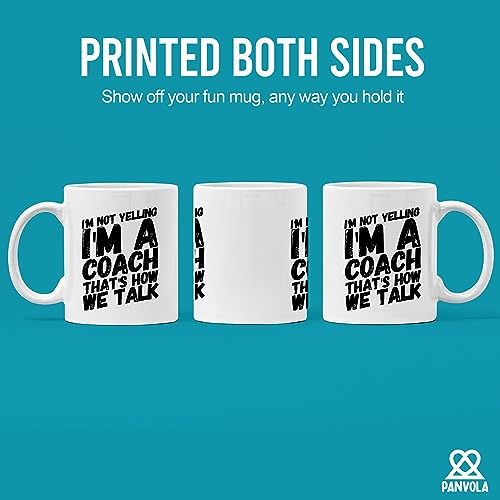 I m Not Yelling A Coach Sports Gym Trainor | Ceramic Coffee Mug | 11 OZ