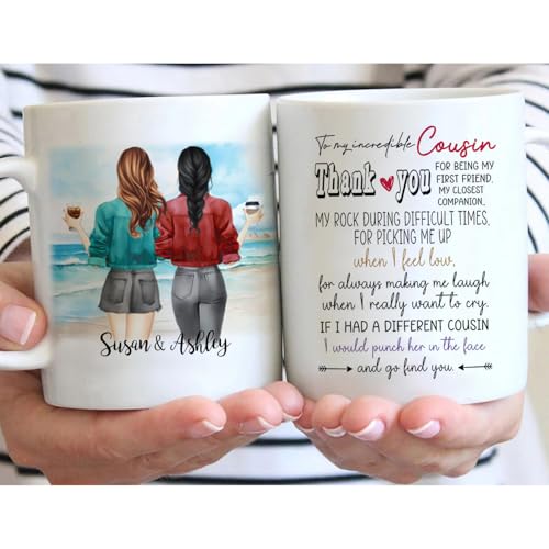 Personalized Cousin from Mother s Day Ideas | Customised Coffee Mug | 11 OZ
