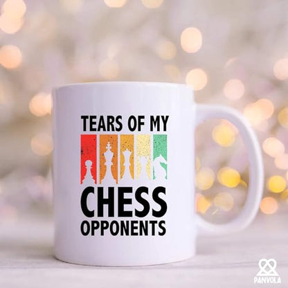Tears Of My Chess Opponents Gifts Player Coach | Ceramic Coffee Mug | 11 OZ
