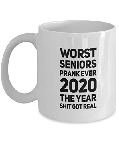 Funny Quarantine Graduation Worst Seniors | Ceramic Coffee Mug | 11 OZ