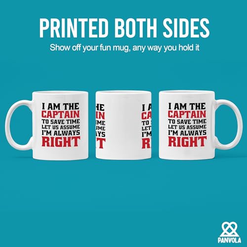 I Am The Captain To Save Time Let Us Assume m | Ceramic Coffee Mug | 11 OZ