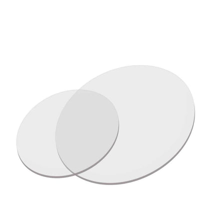 2 Acrylic Round Shape Ganaching Plates Clear Ganache Cake Decorating Board Various Sizes