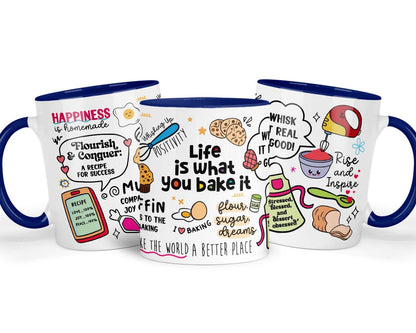 Baking Quote Mug: Inspirational Gift for Bakers & Food Lovers