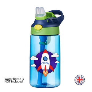 Personalised Kids Water Bottle Stickers Boys Lunch Box School Name Labels