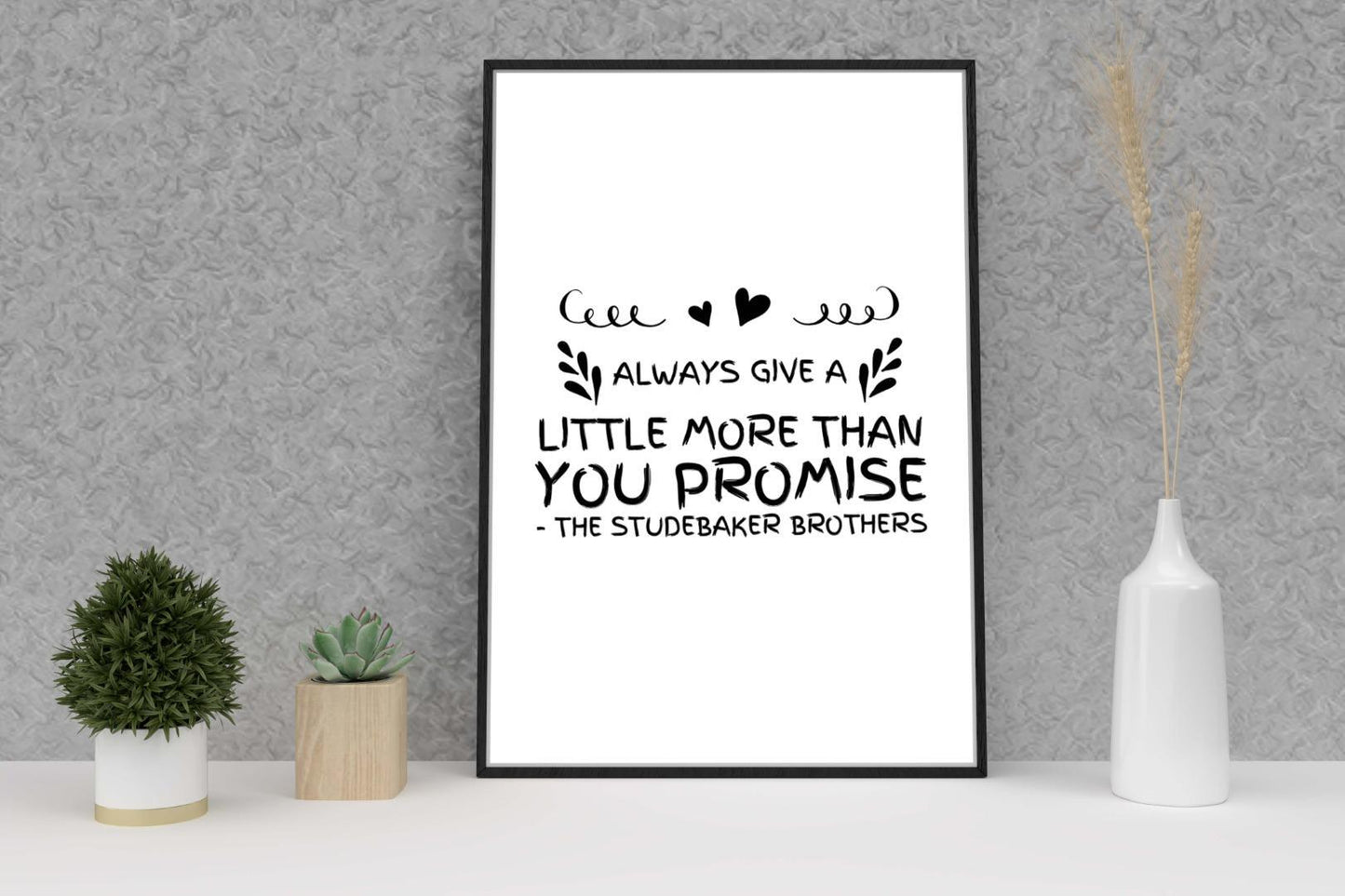 Always Give Little More Motivational Inspirational Positive Quote Poster Wall