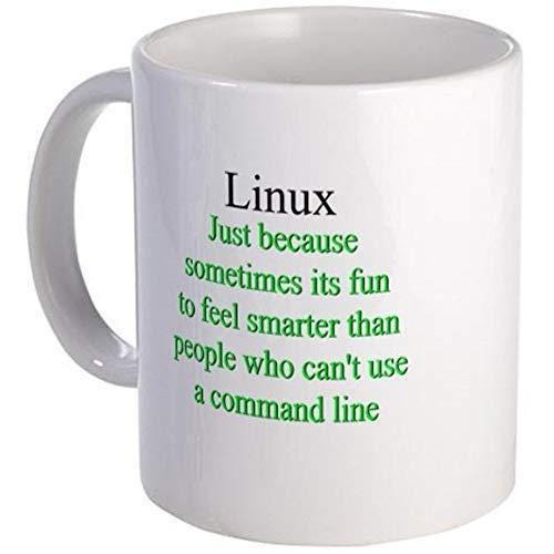 Linux Mug: Funny IT Worker Coffee Cup - Gift for Programmer