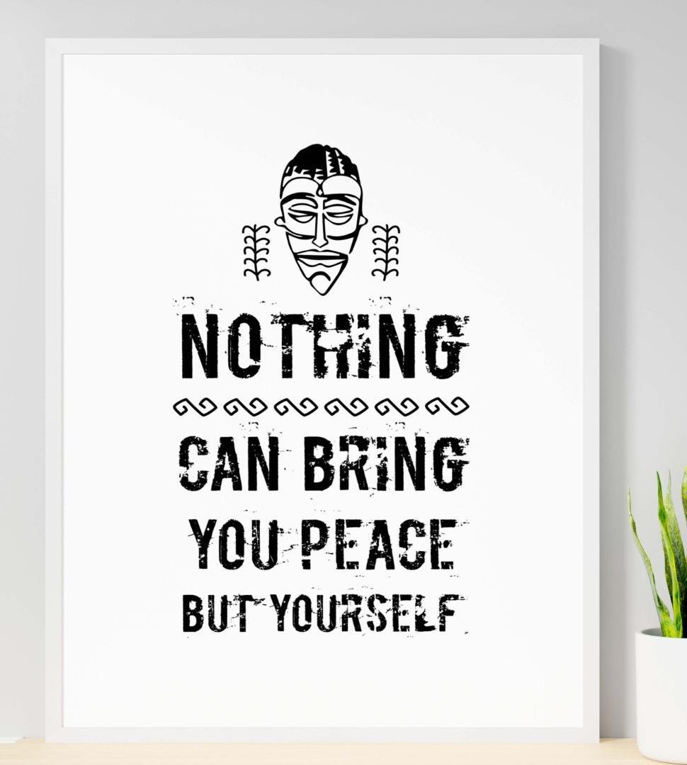 Nothing Can Bring Motivational Inspirational Love Positive Quote Poster Wall