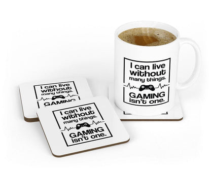 Gaming Nerd Coffee Mug & Coaster Set - Funny Video Game Gift