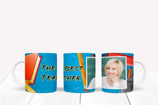 Personalized Photo Mug & Coaster Gift Set: Teacher Keepsake