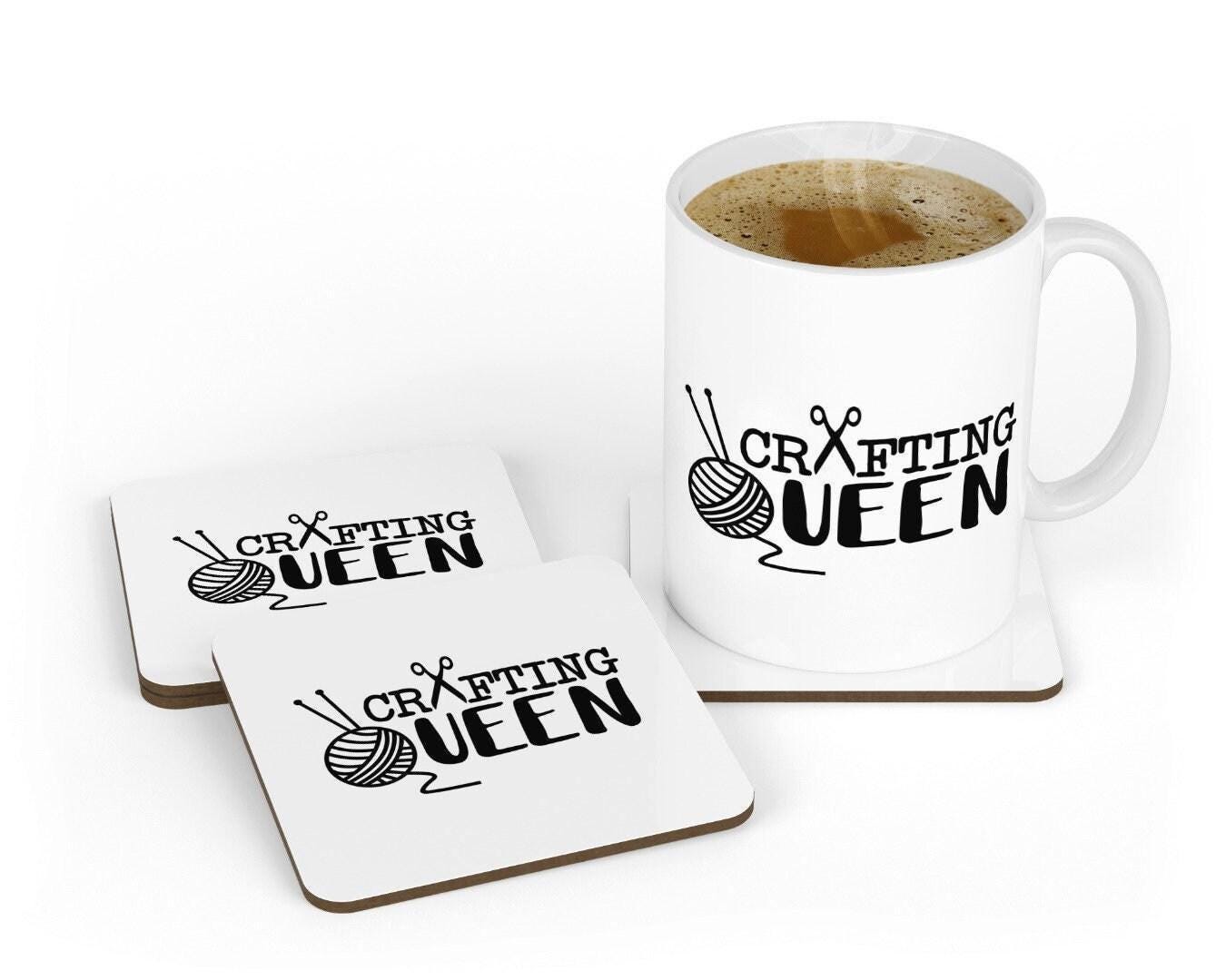 Crafting Queen Mug & Coaster Set: Artist Gift