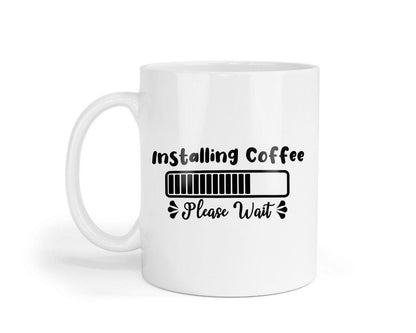 Installing Coffee Please Wait - Funny Novelty Mug & Coaster Coffee Tea Cup Office Gift