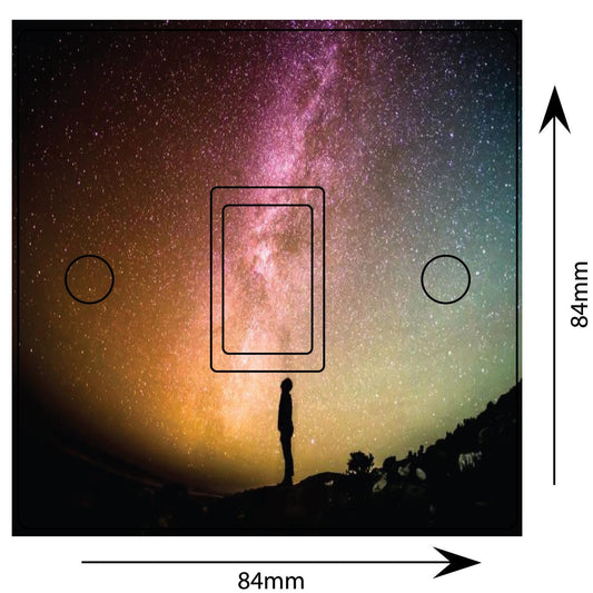 Stargazing 3d Light Switch Sticker Cover Vinyl Skin Wall Decal Bedroom Decor