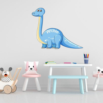 Personalised Dinosaur Wall Sticker Elevate Boys Nursery And Bedroom With Custom Wall Vinyl Art