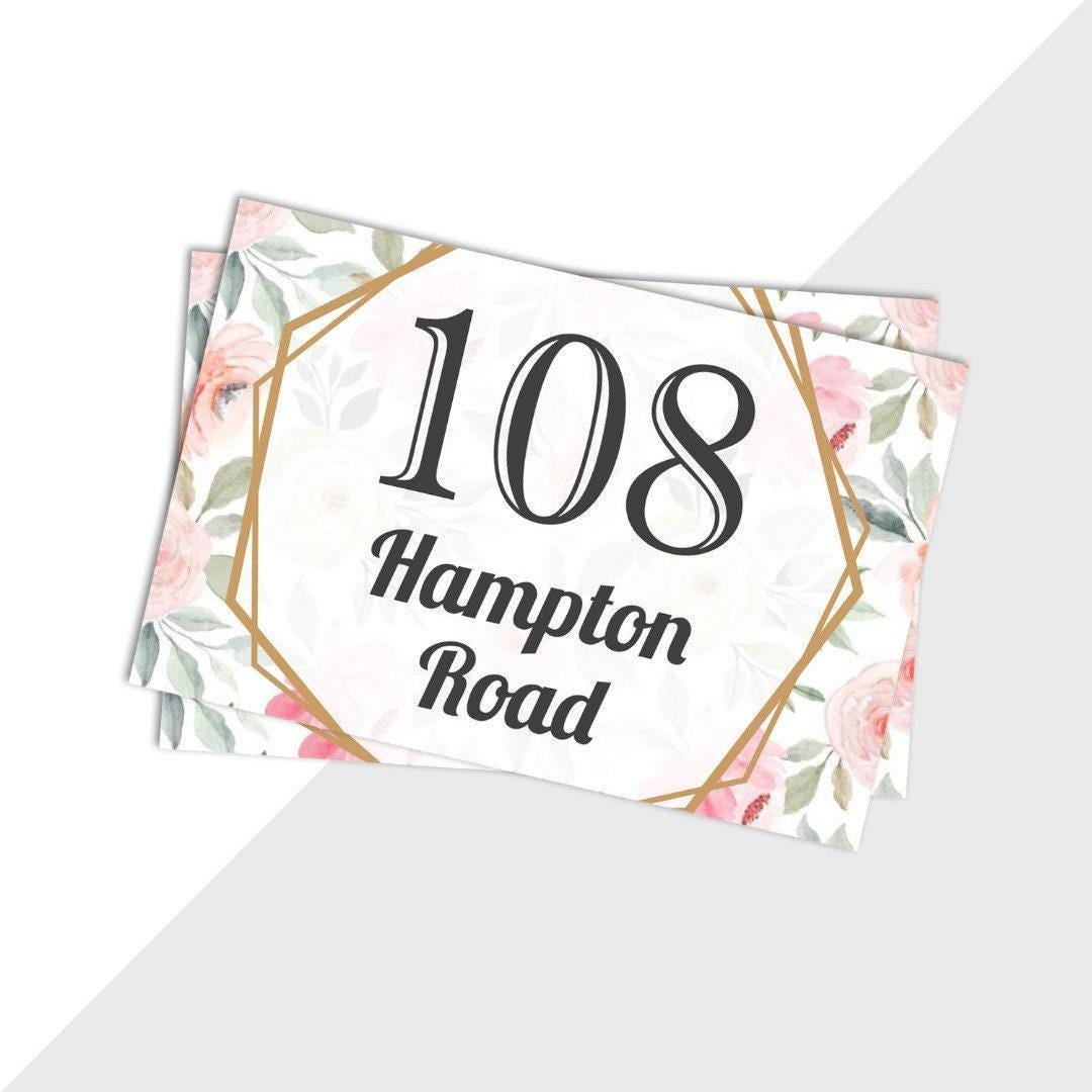 Personalised Wheelie Bin Street Name House Address Wheelie Dustbin Sticker