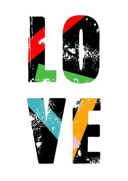 Love Wall Poster Inspirational Motivational Typography Quote Home Print Decor