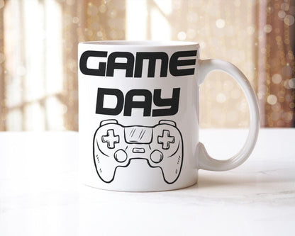 Game Day Mug & Coaster Set Novelty Gamer Gaming Christmas Funny Birthday Gift