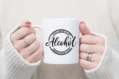 Proud Member Of The Alcohol - Funny Ceramic Novelty Mug & Coaster Coffee Tea Cup Gift