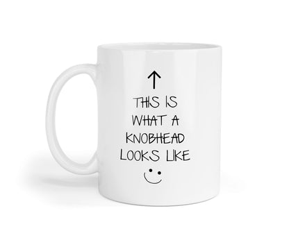 Funny Knobhead Mug: Novelty Coffee Tea Cup Gift