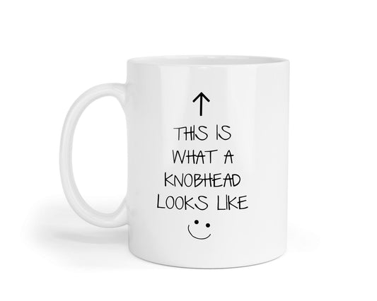 Funny Knobhead Mug: Novelty Coffee Tea Cup Gift