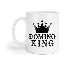 Domino King Coffee Mug: Funny Gift for Domino Player